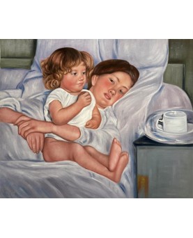 Breakfast in Bed by Mary Cassatt