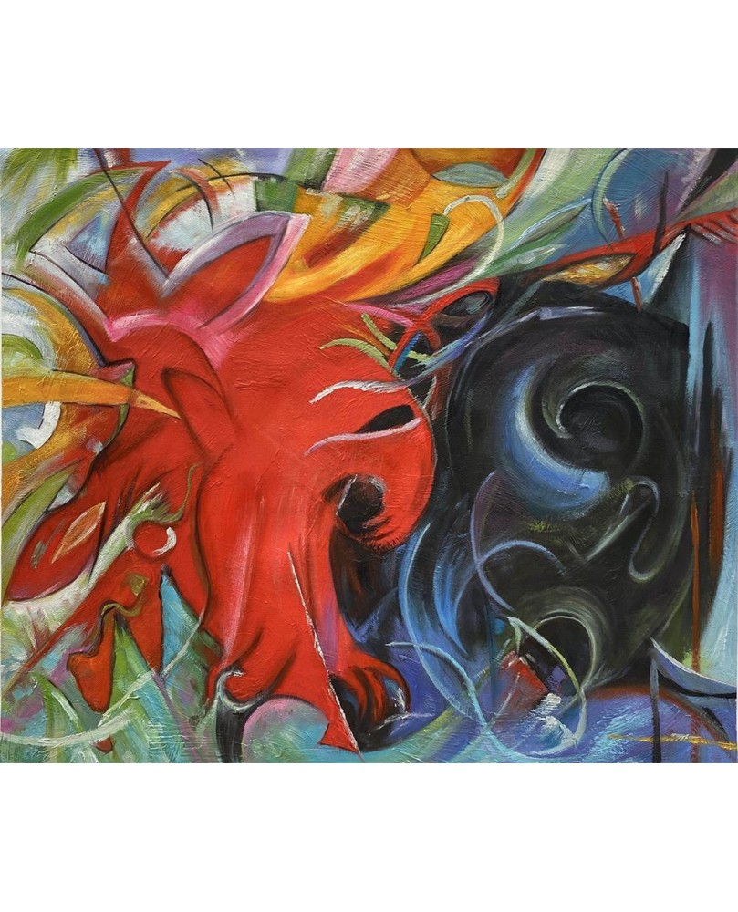 Fighting Forms by Franz Marc