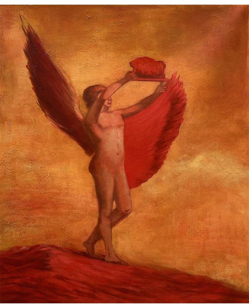 Icarus by Odilon Redon