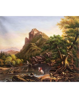 The Mountain Ford, 1846 by Thomas Cole