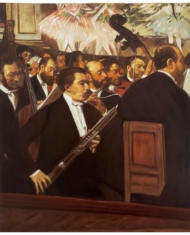 The Orchestra at the Opera by Edgar Degas