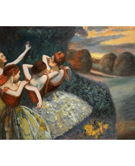 Four Dancers by Edgar Degas