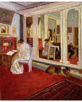 The Hessels in Their Dressing Room by Edouard Vuillard