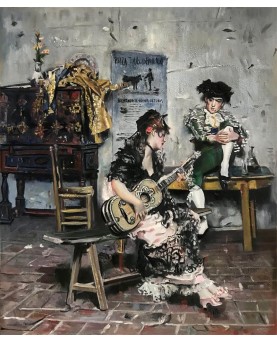 A Guitar Player, 1873 by Giovanni Boldini