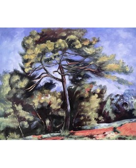 The Great Pine by Paul Cezanne