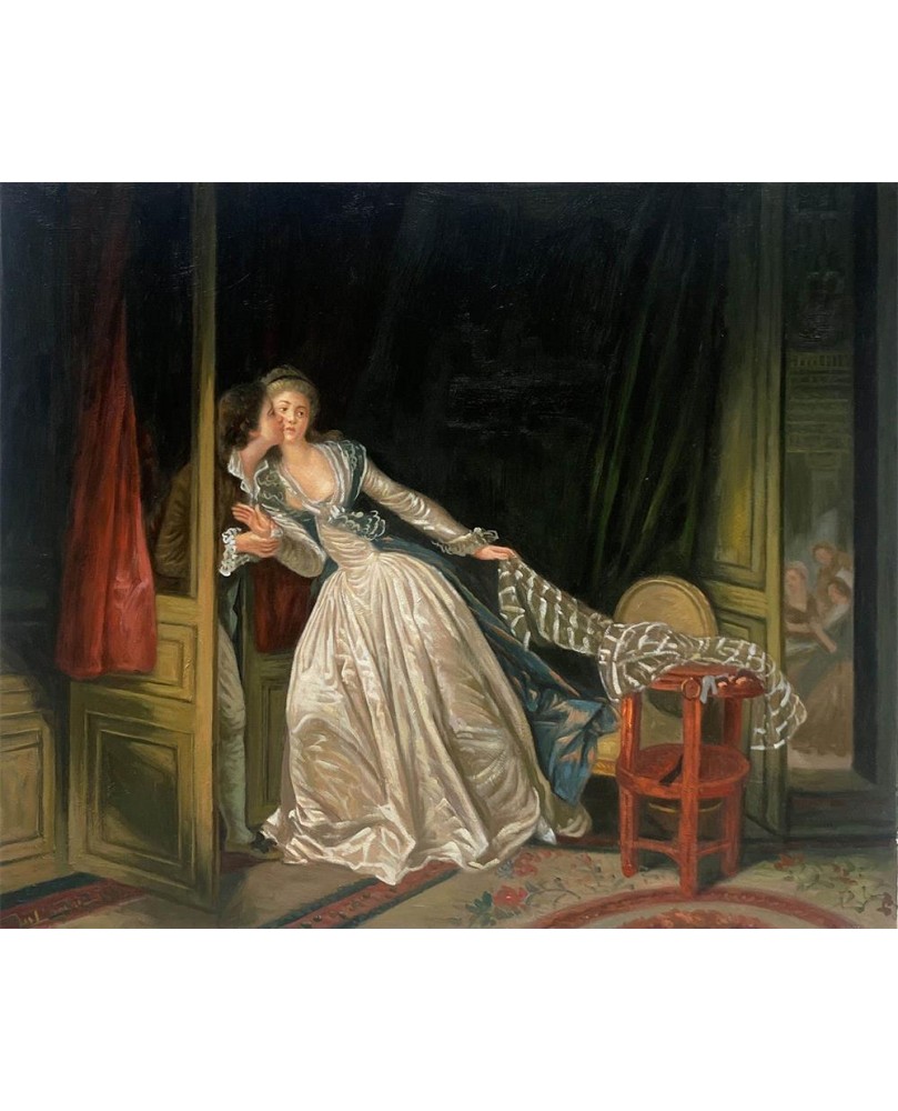 The Stolen Kiss, late 1780s by Jean-Honore Fragonard