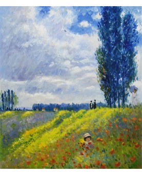 Walk in the Meadows at Argenteuil, 1873 by Claude Monet