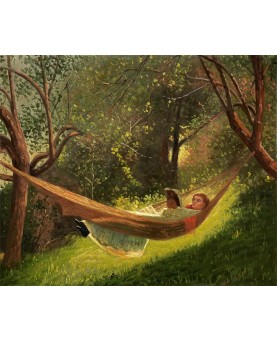 Girl in a Hammock by Winslow Homer