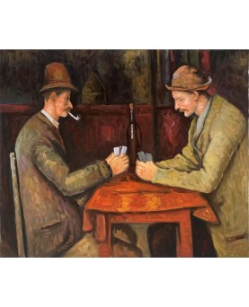 Card Players with Pipes by Paul Cezanne