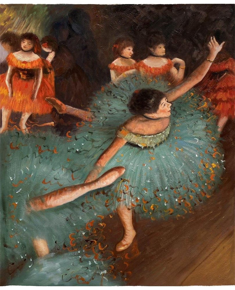 The Green Dancer, 1879 by Edgar Degas