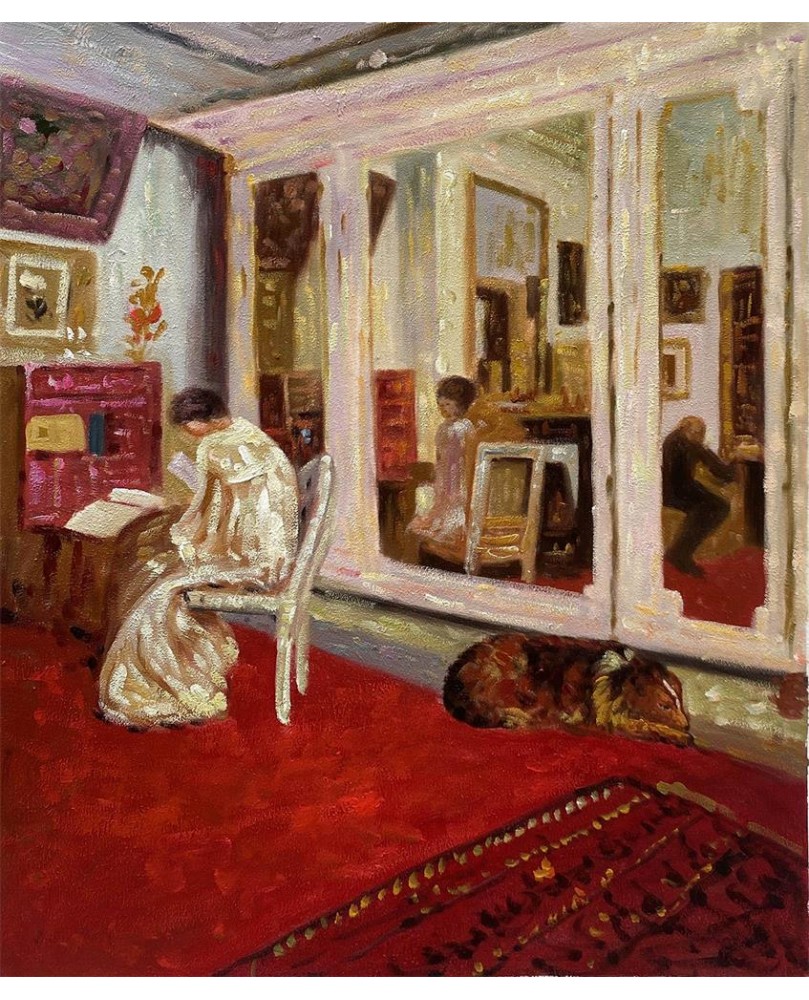 The Hessels in Their Dressing Room by Edouard Vuillard