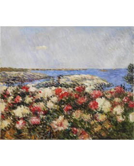 Poppies on the Isles of Shoals by Childe Hassam