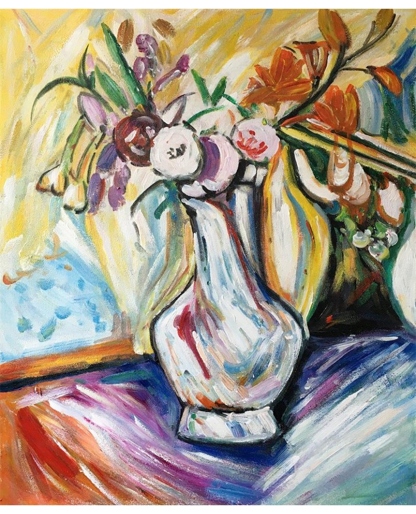 Flowers in a White Vase by Alfred Henry Maurer