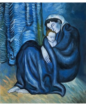 Mother and child by Pablo Picasso