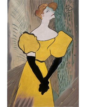 Yvette Guilbert by Henri de Toulouse-Lautrec