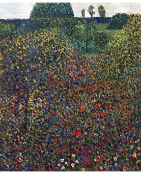 Poppy Field, 1907 by Gustav Klimt