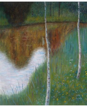 Landscape with Birch Trees, 1901 by Gustav Klimt