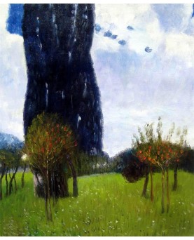 The Poplar Trees II, 1900 by Gustav Klim