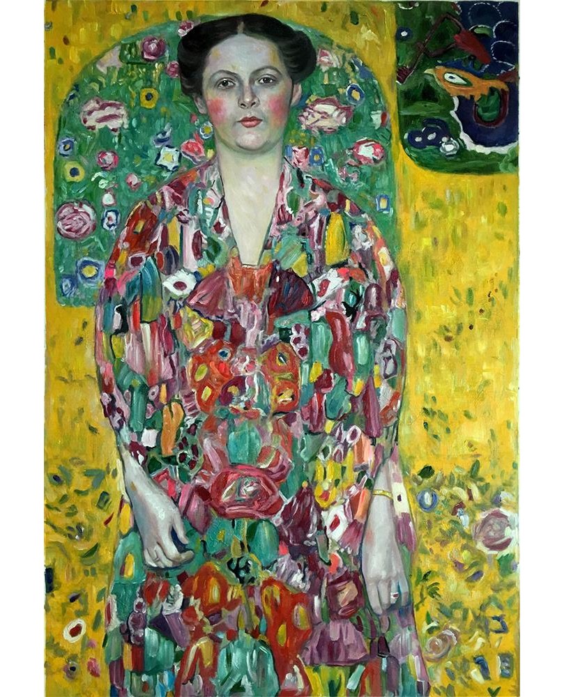 Portrait Of Eugenia Primavesi, 1913 by Gustav Klimt