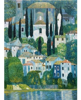 Kirche in Cassone by Gustav Klimt