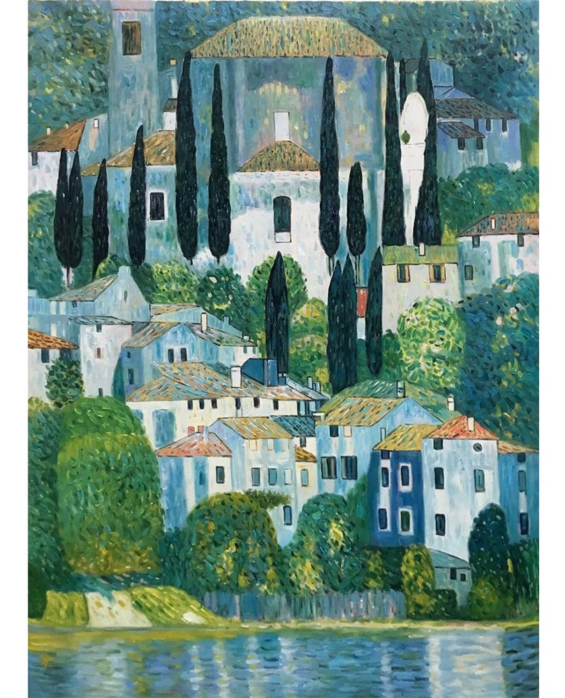 Kirche in Cassone by Gustav Klimt