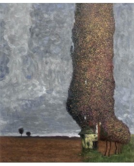 The Large Poplar II (Gathering Storm) by Gustav Klimt