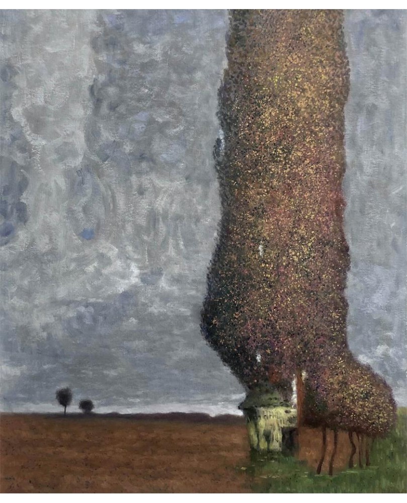 The Large Poplar II (Gathering Storm) by Gustav Klimt