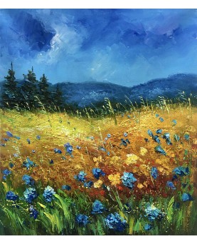 Cornflowers by Pol Ledent