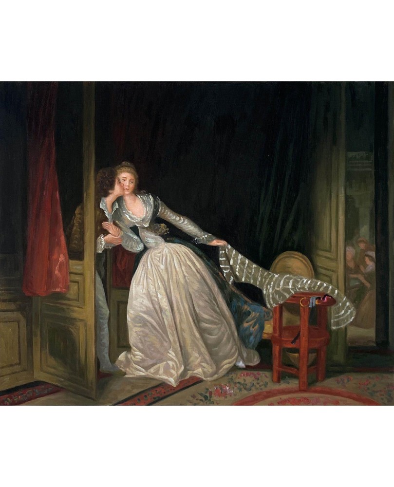 The Stolen Kiss, late 1780s by Jean-Honore Fragonard