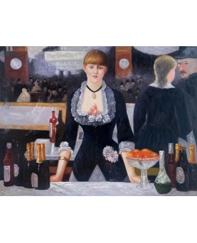 A Bar at the Folies-Bergere by Edouard Manet