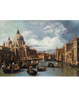 The Entrance to the Grand Canal, Venice by Giovanni Antonio Canal